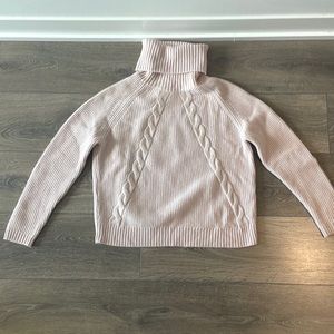 Merino wool cable knit sweater